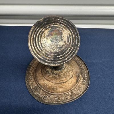 Antique sterling silver weighted compote (Scrap)
