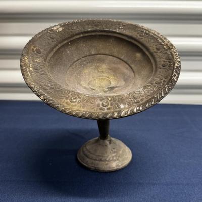 Antique sterling silver weighted compote (Scrap)