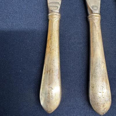 Butter Knives - Sterling Silver Handles