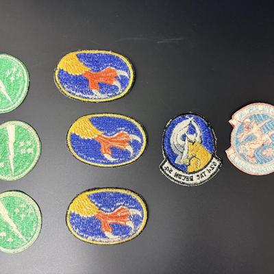 8 Vintage Recon Squad Military Patches