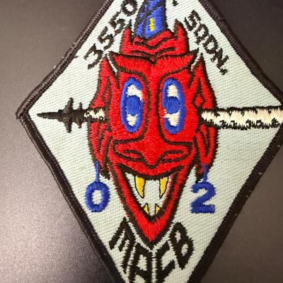 2 Vintage Un-Used MAFB 3550th Stu Squad Patches