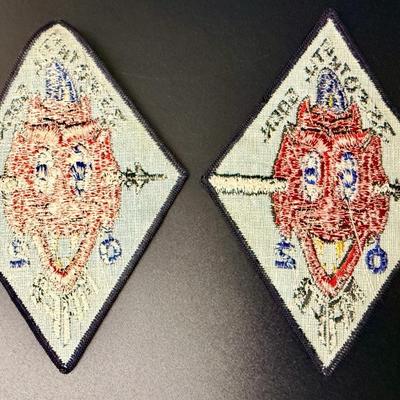 2 Vintage Un-Used MAFB 3550th Stu Squad Patches