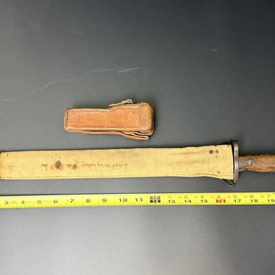 WW1 Bayonet & Brass Survey Scope