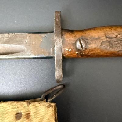 WW1 Bayonet & Brass Survey Scope