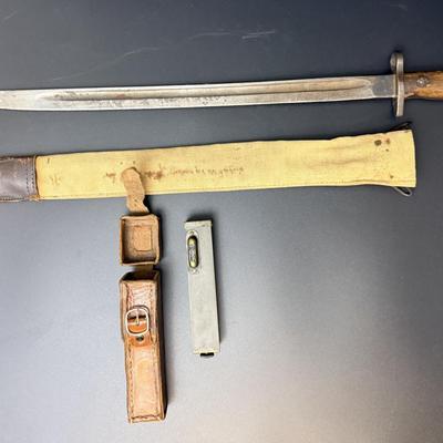 WW1 Bayonet & Brass Survey Scope