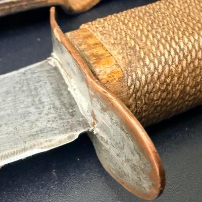 Antique c1920’s or earlier Russell Green River works Knife & Sheath