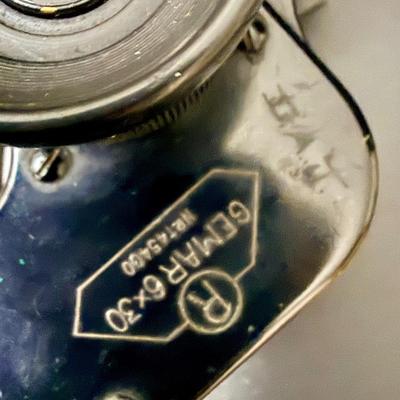 WW2 German Binoculars by G. Rodensock with Leather Case