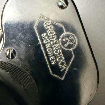 WW2 German Binoculars by G. Rodensock with Leather Case