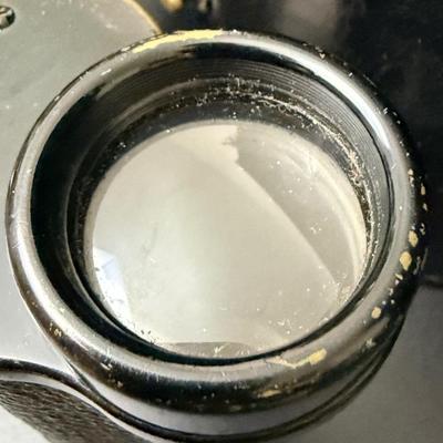 WW2 German Binoculars by G. Rodensock with Leather Case