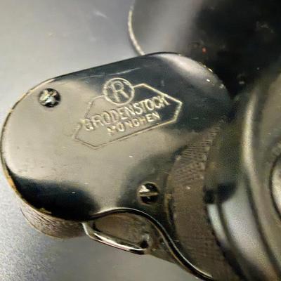 WW2 German Binoculars by G. Rodensock with Leather Case