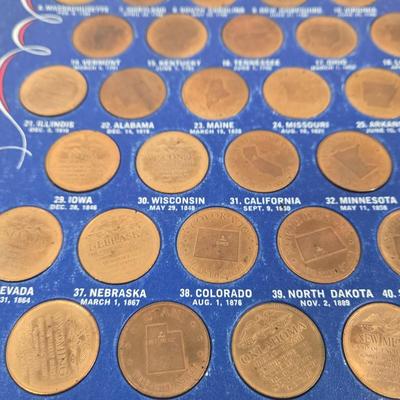 LOT 37: Multiple Family Crests, 3 Fenton Bicentennial Commemorative Plates, Miniature Liberty Bell, Pictorial History of the Great Civil...