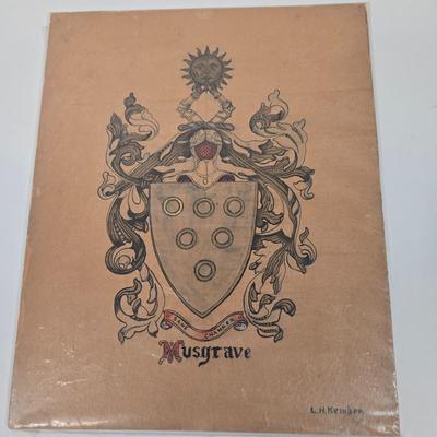 LOT 37: Multiple Family Crests, 3 Fenton Bicentennial Commemorative Plates, Miniature Liberty Bell, Pictorial History of the Great Civil...