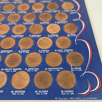 LOT 37: Multiple Family Crests, 3 Fenton Bicentennial Commemorative Plates, Miniature Liberty Bell, Pictorial History of the Great Civil...