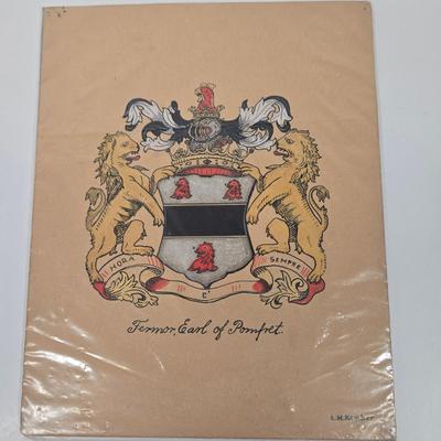 LOT 37: Multiple Family Crests, 3 Fenton Bicentennial Commemorative Plates, Miniature Liberty Bell, Pictorial History of the Great Civil...