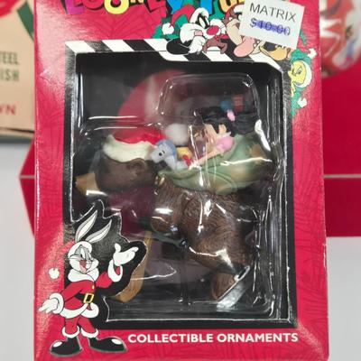 LOT 38: Vintage National No. 7W Christmas Tree Holder, Christmas Ball Ornaments from The Corning Collection, Georg Jensen Special Edition...