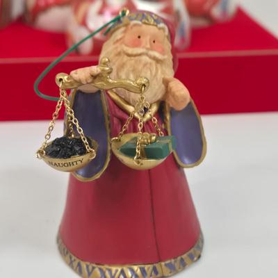 LOT 38: Vintage National No. 7W Christmas Tree Holder, Christmas Ball Ornaments from The Corning Collection, Georg Jensen Special Edition...