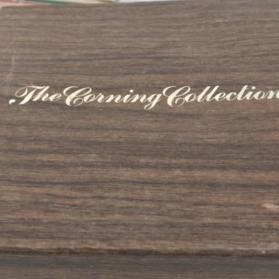 LOT 38: Vintage National No. 7W Christmas Tree Holder, Christmas Ball Ornaments from The Corning Collection, Georg Jensen Special Edition...