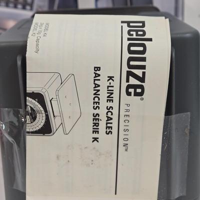 LOT 40: Home Office Lot Including Mechanical Postal Scale, Cross Classic Century Black Lacquer Ballpoint Pen, X-ACTO School Pro Electric...