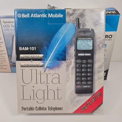 LOT 40: Home Office Lot Including Mechanical Postal Scale, Cross Classic Century Black Lacquer Ballpoint Pen, X-ACTO School Pro Electric...