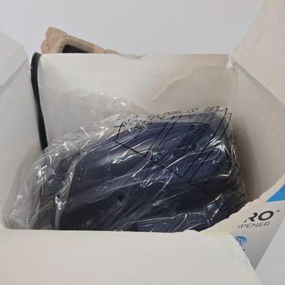 LOT 40: Home Office Lot Including Mechanical Postal Scale, Cross Classic Century Black Lacquer Ballpoint Pen, X-ACTO School Pro Electric...