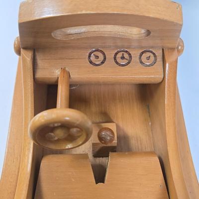 LOT 81: G.I. Joe 1941 Willys MB Jeep Toy, United Airlines Plane Toy, Wooden Model Car, Auburn Rubber Company Toy Tractor, and Plastic Horse