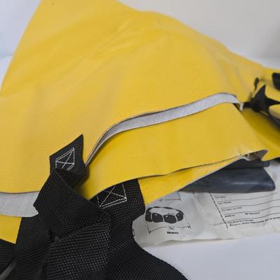 LOT 82: Snow Zone 36-inch Diameter Inflatable Snow Tube and Rubber Bouncing Tube