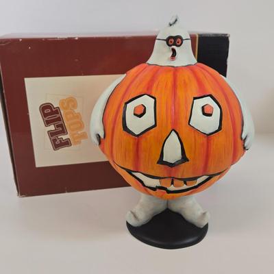 LOT 84: Department 56 Flip Top Ghost Candy Dish 2002 in Original Box