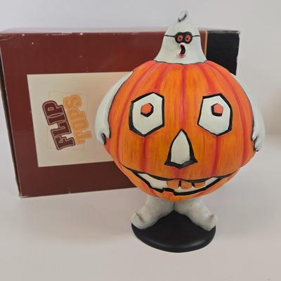 LOT 84: Department 56 Flip Top Ghost Candy Dish 2002 in Original Box