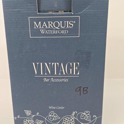 LOT 88: Cristal d'Arques Longchamp Lead Crystal Champagne Flutes & Wine Glasses and Marquis by Waterford Vintage Bar Accessories...