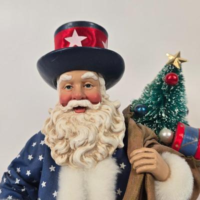 LOT 90: Possible Dreams Clothtique Santa Figurines with Original Boxes