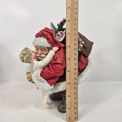 LOT 90: Possible Dreams Clothtique Santa Figurines with Original Boxes