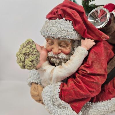 LOT 90: Possible Dreams Clothtique Santa Figurines with Original Boxes