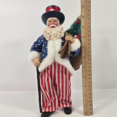LOT 90: Possible Dreams Clothtique Santa Figurines with Original Boxes
