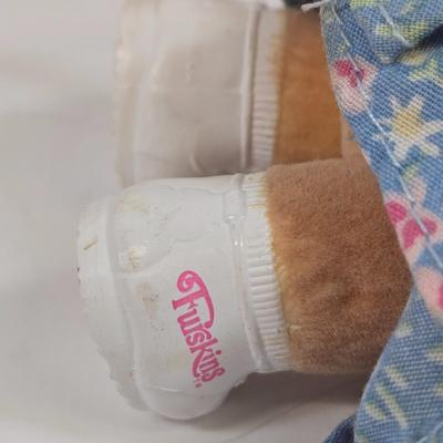 LOT 93: Vintage Country Western Dolls with Crocheted Outfits, Furskins, and More