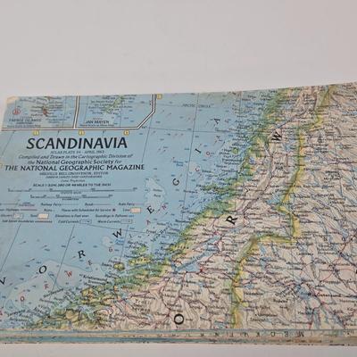 LOT 95: Travel Lot Including Vintage Maps, Brochures, Berlitz Interpreter, Postcards, Stamps, and More