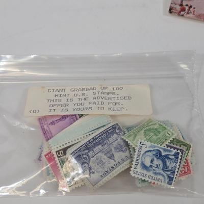 LOT 95: Travel Lot Including Vintage Maps, Brochures, Berlitz Interpreter, Postcards, Stamps, and More