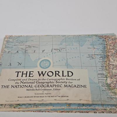 LOT 95: Travel Lot Including Vintage Maps, Brochures, Berlitz Interpreter, Postcards, Stamps, and More