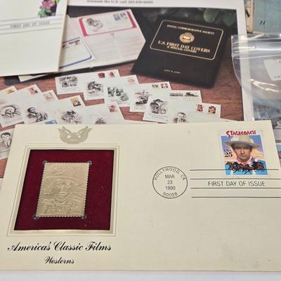 LOT 95: Travel Lot Including Vintage Maps, Brochures, Berlitz Interpreter, Postcards, Stamps, and More