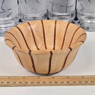 LOT 96: Two Sets of Dansk Candle Holders in Original Boxes, Dansk Northwoods Bowl in Original Box,Studio Nova Saratoga Hurricane Votive...