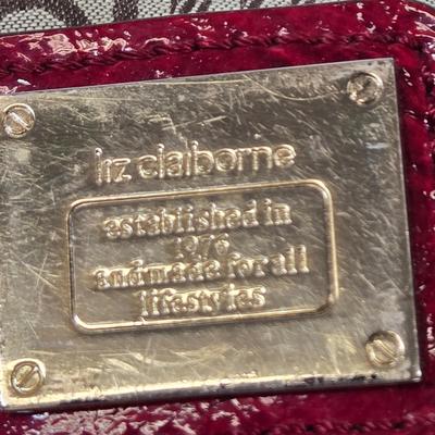 LOT 98: Liz Claiborne Logo Handbag with Matching Wallet, Calvin Klein Leather Wallet, Art Deco Women's Collection Address, Birthday,...