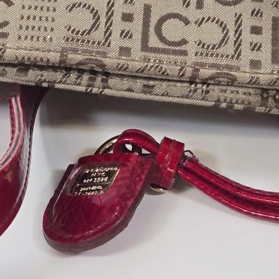 LOT 98: Liz Claiborne Logo Handbag with Matching Wallet, Calvin Klein Leather Wallet, Art Deco Women's Collection Address, Birthday,...