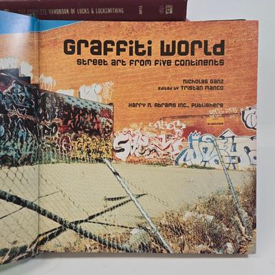 LOT 103: Variety of Books Including Graffiti World: Street Art from Five Continents, The Encyclopedia of the World's Warships, and More