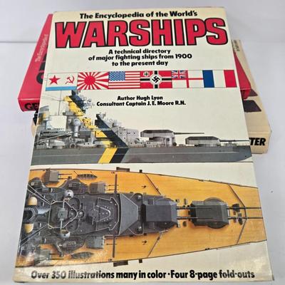 LOT 103: Variety of Books Including Graffiti World: Street Art from Five Continents, The Encyclopedia of the World's Warships, and More