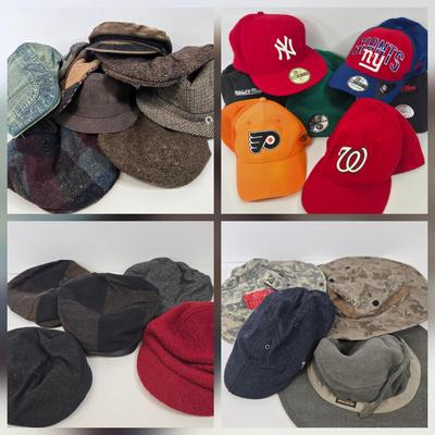 LOT 104: Large Collection and Variety of Men's Hats