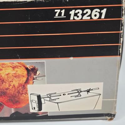 LOT 105: Go Fish Scrub Sponges, Gilmour 362 Professional Hose End Sprayer, Brookstone Motorized Grill Brush, Sears Rotisserie Kit,...