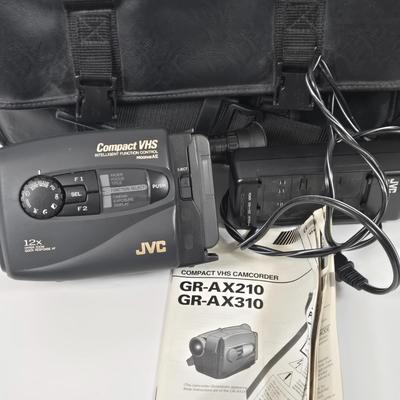 LOT 106: Four Vintage Camcorders with Cases