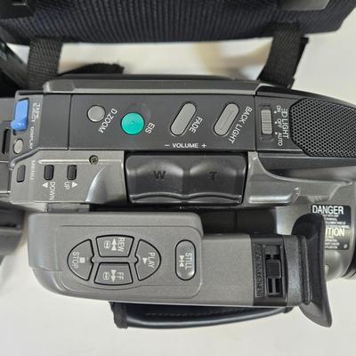 LOT 106: Four Vintage Camcorders with Cases