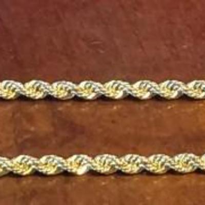 14kt Gold Filled Rope Chain