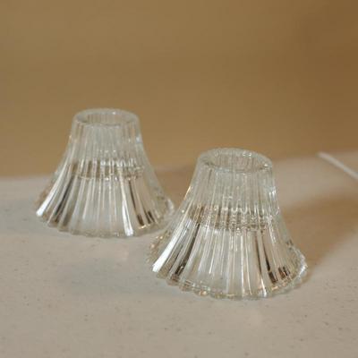 Sale Photo Thumbnail #48: Crystal Candle Holders