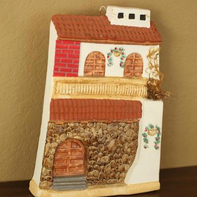 Sale Photo Thumbnail #51: Hand Painted Ceramic Mediterranean Village Decor